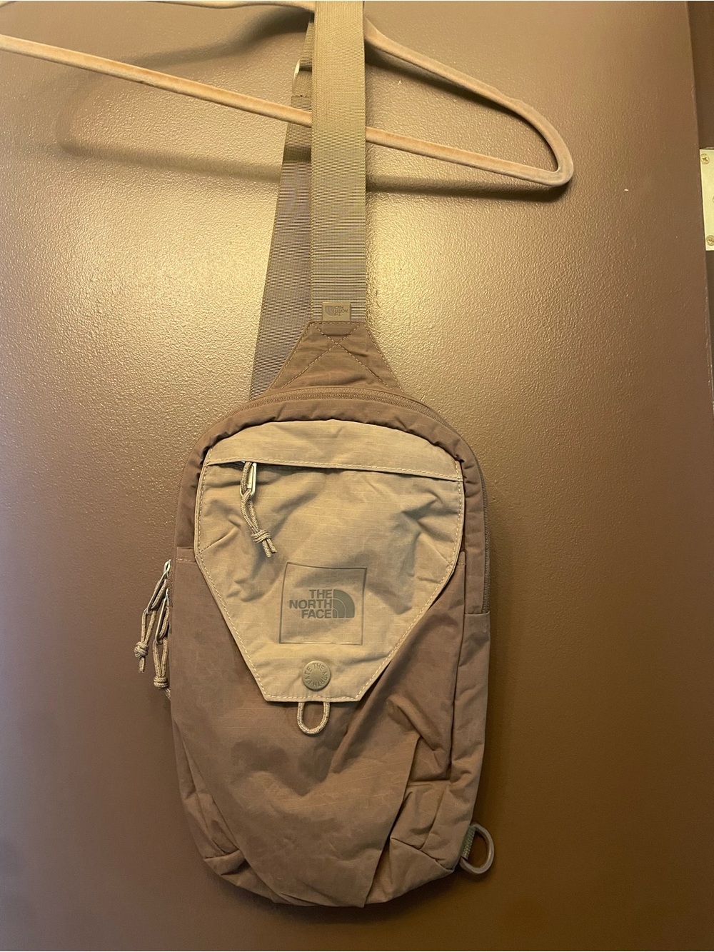 The North Face Gorpcore Brown Sling Crossbody Bag